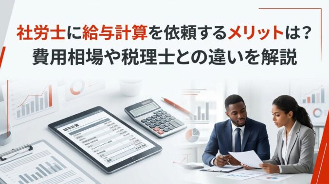 社労士に給与計算を依頼するメリットは？費用相場や税理士との違いを解説